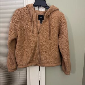 Forever 21- Teddy Bear Tan Sherpa Hoodie